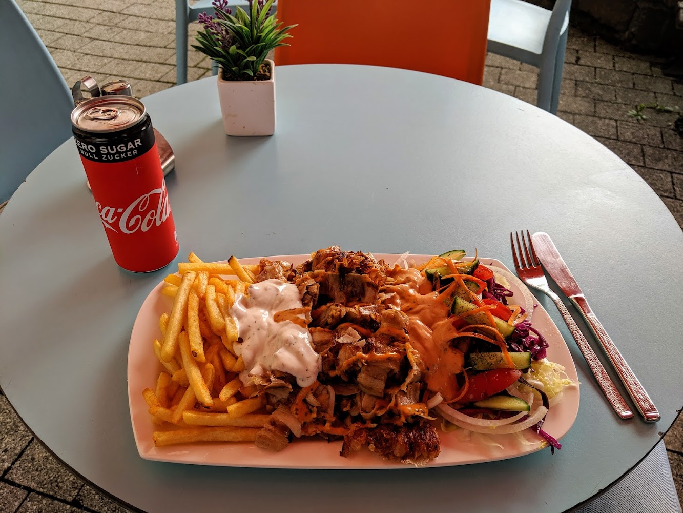 Döner Teller vom Stern Döner Gauting